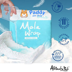 Tã Bỉm Cho Chó Đực Altimate Pet Male Wrap Diaper - Paddy Pet Shop