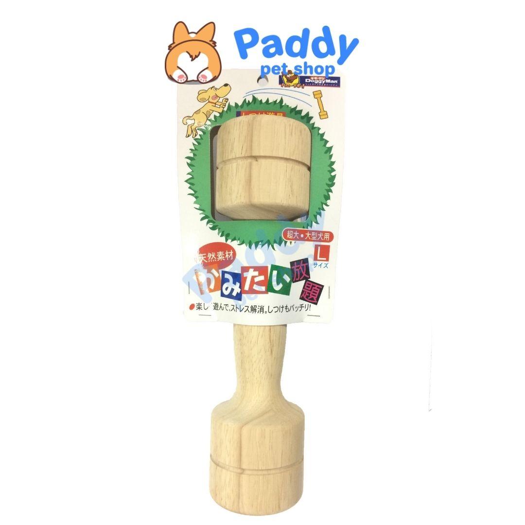 Đồ Chơi Cho Chó Tạ Gỗ DoggyMan Giảm Ngứa Răng & Huấn Luyện Chó - Paddy Pet Shop