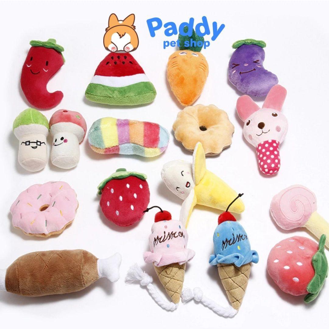 Đồ Chơi Cho Chó Thú Bông Có Tiếng Kêu - Paddy Pet Shop