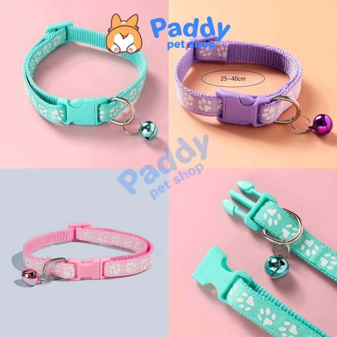 Vòng Cổ Chó Mèo Có Chuông Dày 1cm - Paddy Pet Shop