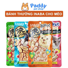 Viên Cá Mềm Inaba Snack Cho Mèo 30g - Paddy Pet Shop
