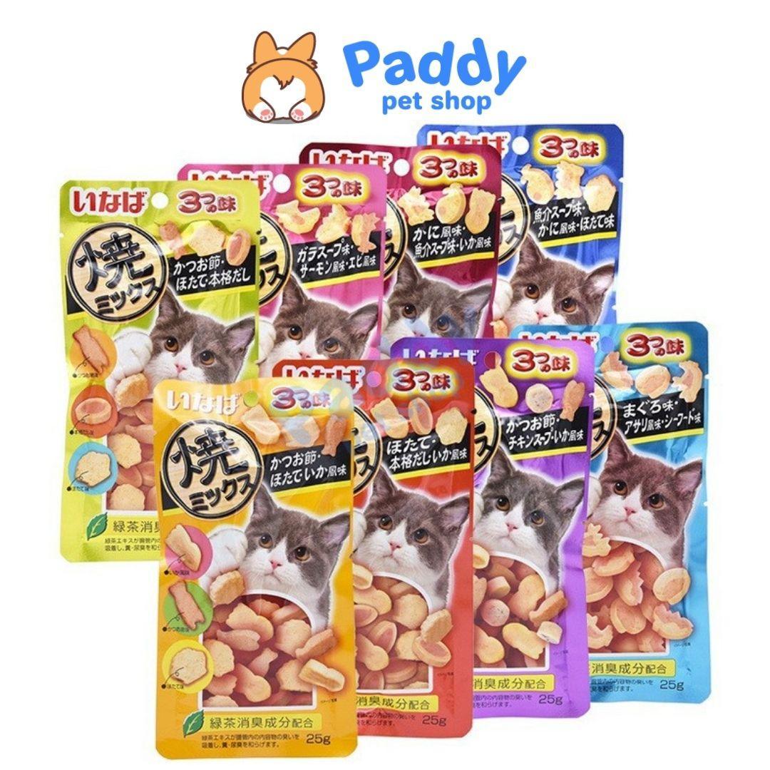 Viên Cá Mềm Inaba Snack Cho Mèo 30g - Paddy Pet Shop