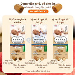 Snack Mèo Viên Cá Ngừ Tiêu Búi Lông CattyMan 30g - Paddy Pet Shop