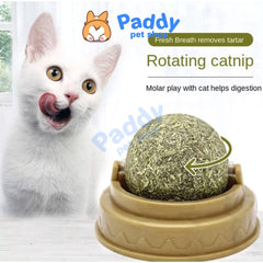 Viên Cỏ Mèo Xoay Gắn Tường Rotating Catnip - Paddy Pet Shop