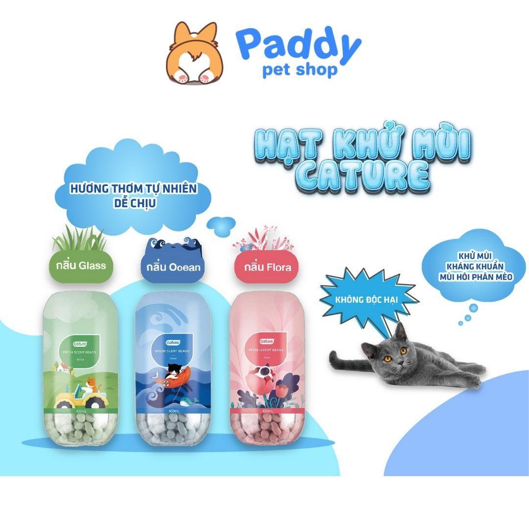 Viên Khử Mùi Cát Mèo Cature (Lon 450ml) - Paddy Pet Shop