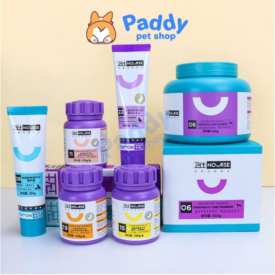 Viên NOURSE Bổ Sung Vitamin & Tiêu Búi Lông Mèo - Paddy Pet Shop