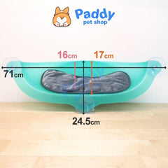 Võng Treo Kiếng CattyMan Cho Mèo <10kg - Paddy Pet Shop