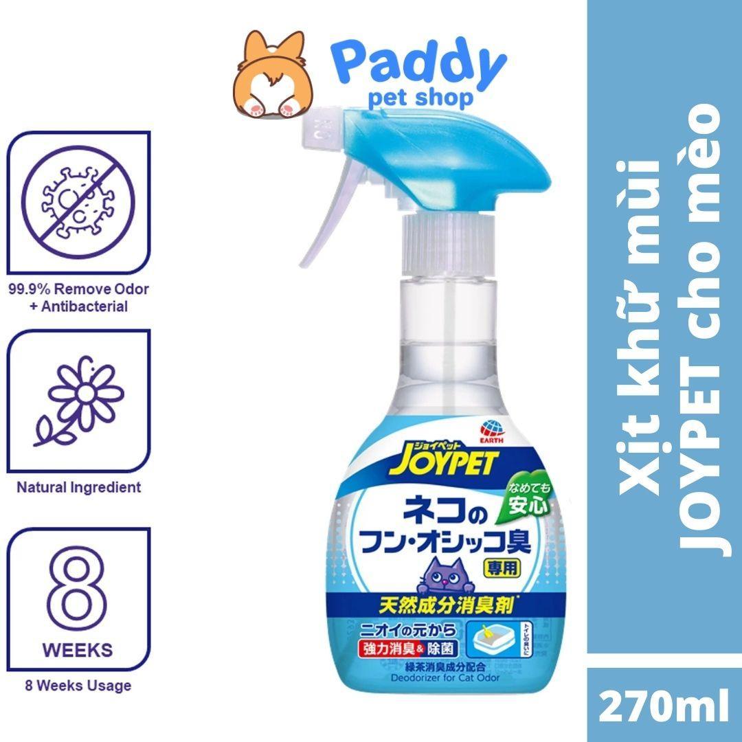 Xịt Diệt Khuẩn & Khử Mùi Hôi Cho MÈO Joypet Cat (270ml)