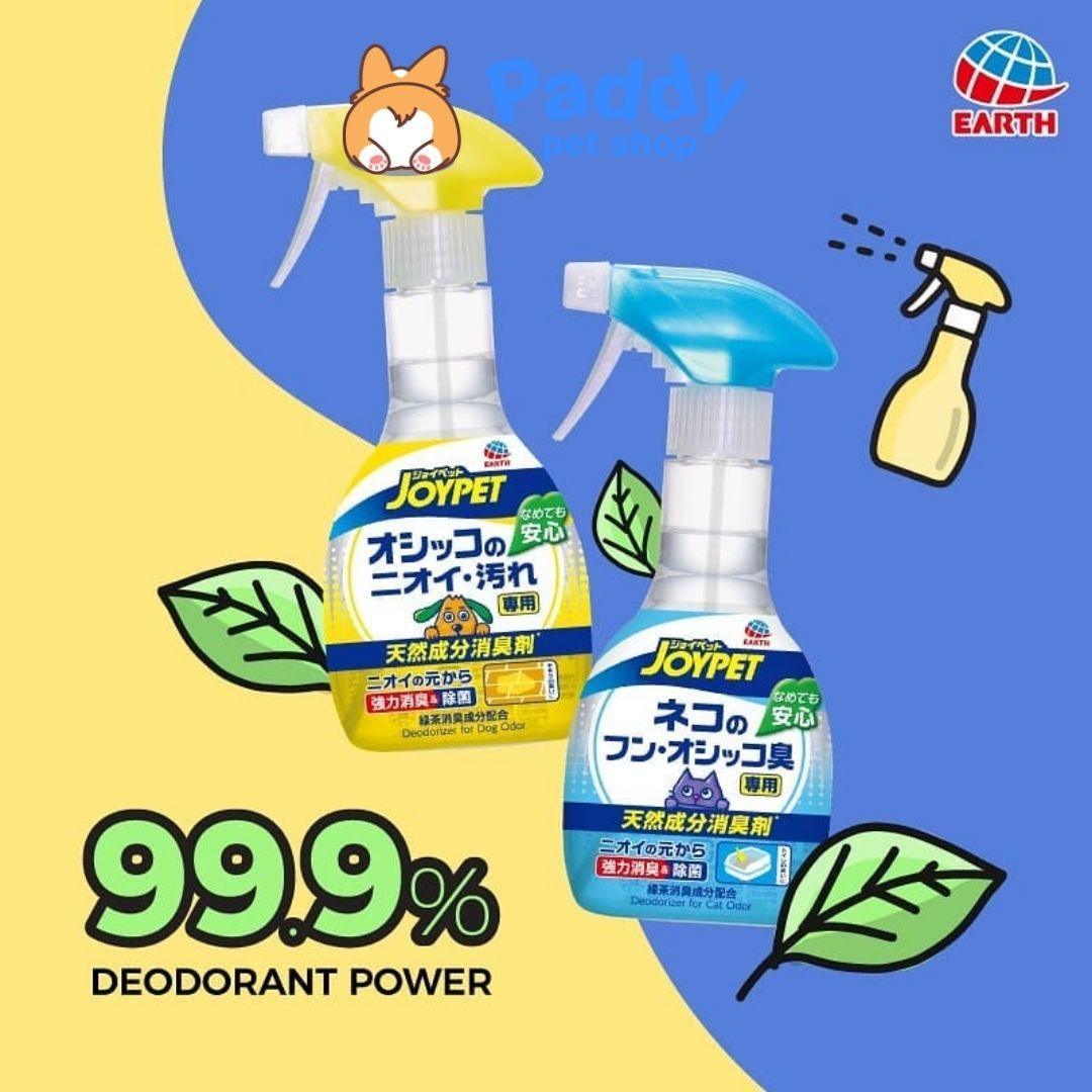 Xịt Diệt Khuẩn & Khử Mùi Hôi Cho MÈO Joypet Cat (270ml) - Paddy Pet Shop