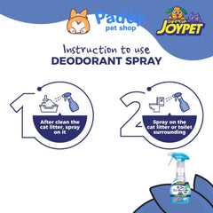 Xịt Diệt Khuẩn & Khử Mùi Hôi Cho MÈO Joypet Cat (270ml) - Paddy Pet Shop