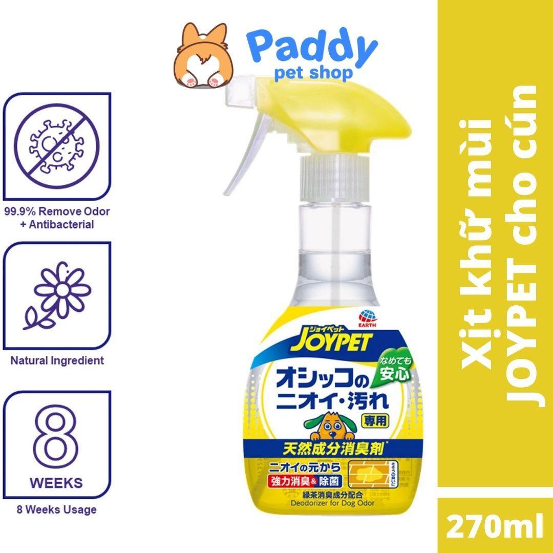 Xịt Diệt Khuẩn Khử Mùi Hôi Cho CHÓ Joypet Dog (270ml) - Paddy Pet Shop