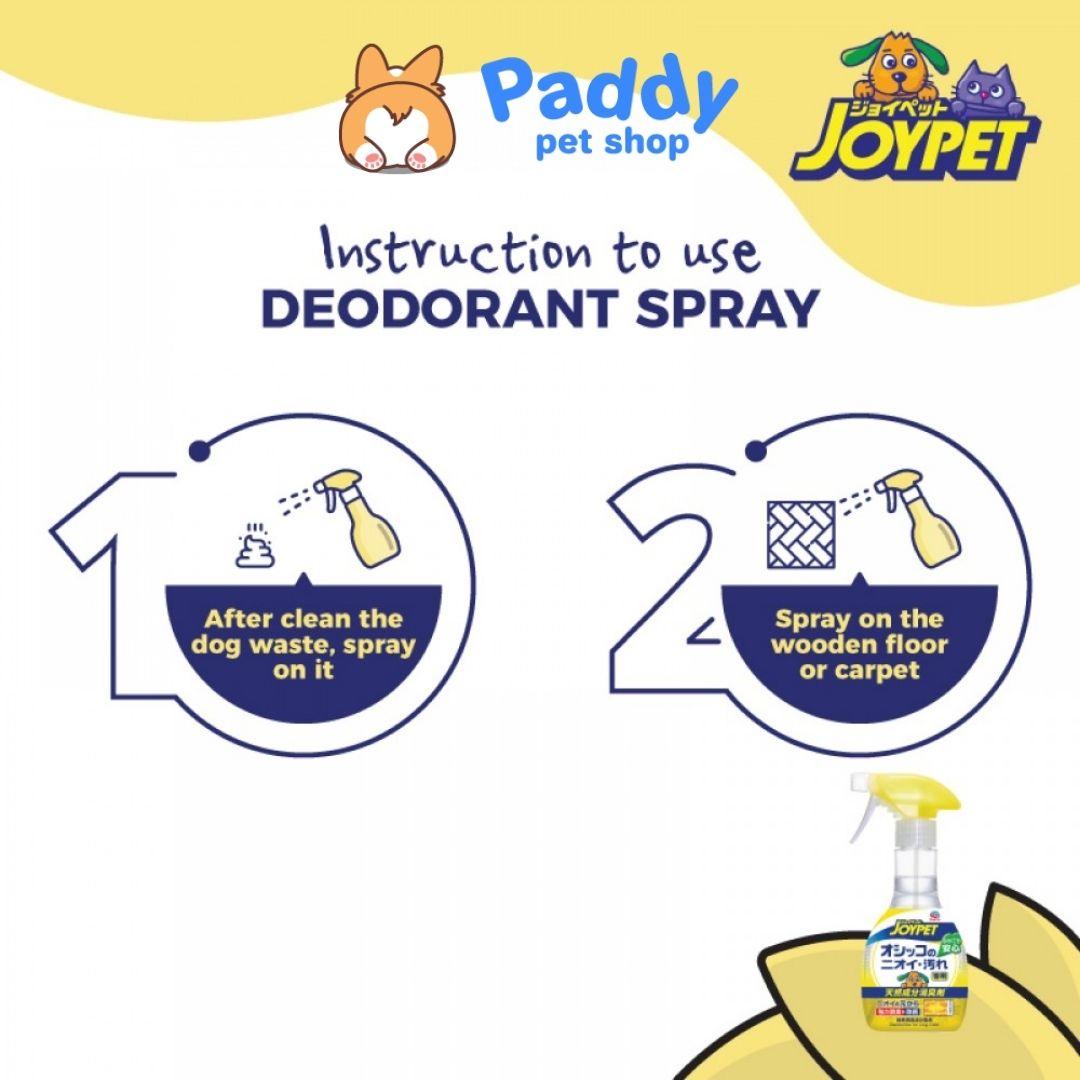 Xịt Diệt Khuẩn Khử Mùi Hôi Cho CHÓ Joypet Dog (270ml) - Paddy Pet Shop