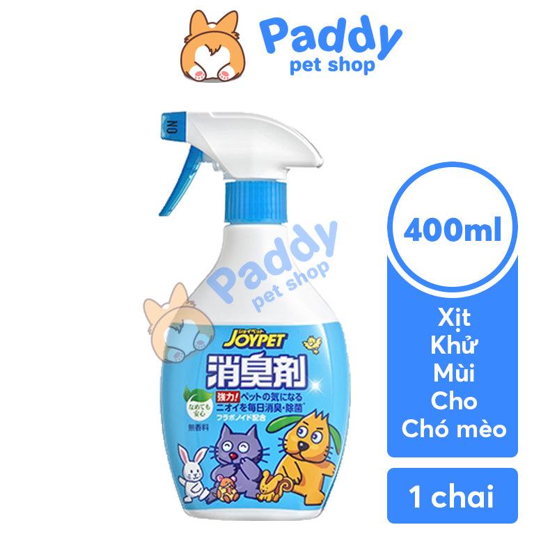 Xịt Khử Mùi Diệt Khuẩn Cho Chó Mèo Joypet 400ml (Nhật) - Paddy Pet Shop