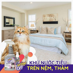 Xịt Khử Mùi Nước Tiểu, Chất Thải Cho MÈO Urine Off (Mỹ) - Paddy Pet Shop