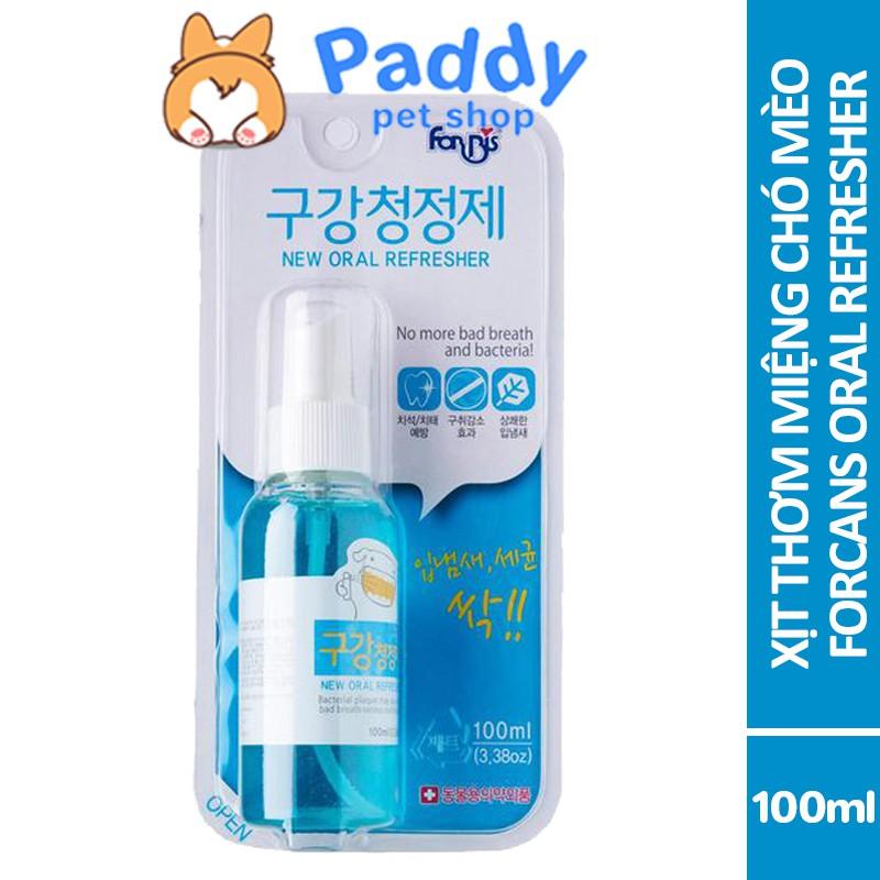 Xịt Thơm Miệng Chó Mèo Forcans Oral Refresher - Paddy Pet Shop