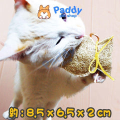 Đồ Chơi Mèo Xơ Mướp Giảm Ngứa Răng CattyMan - Paddy Pet Shop