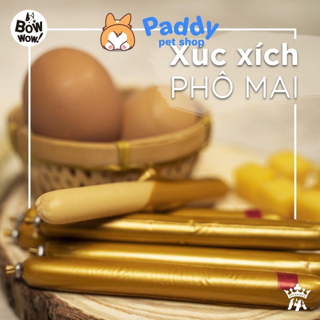 Bánh Thưởng Cho Chó Xúc Xích Phô Mai Bowwow 240g (14 cây) - Paddy Pet Shop