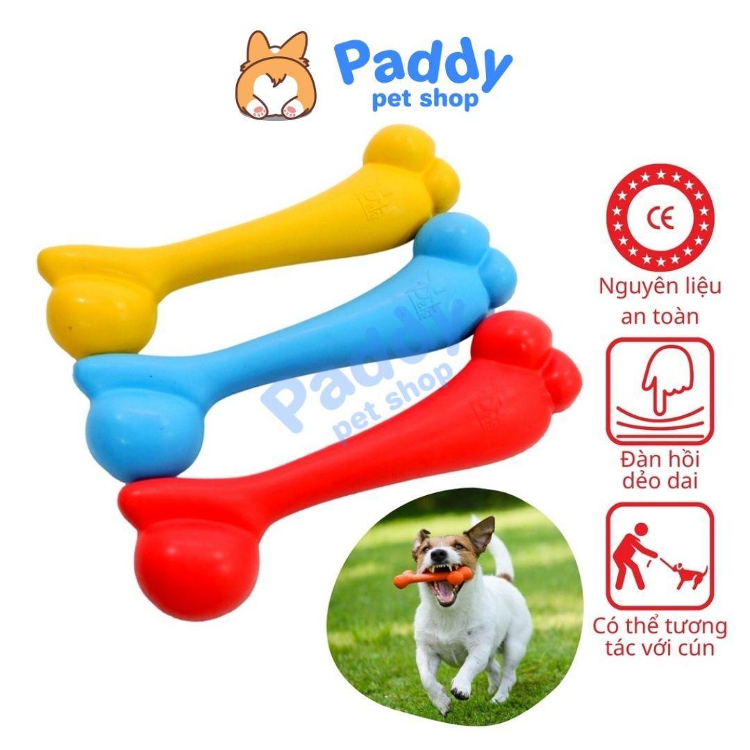 Đồ Chơi Cho Chó Xương Cao Su TPet Siêu Dai Nhai Gặm Sạch Răng - Paddy Pet Shop