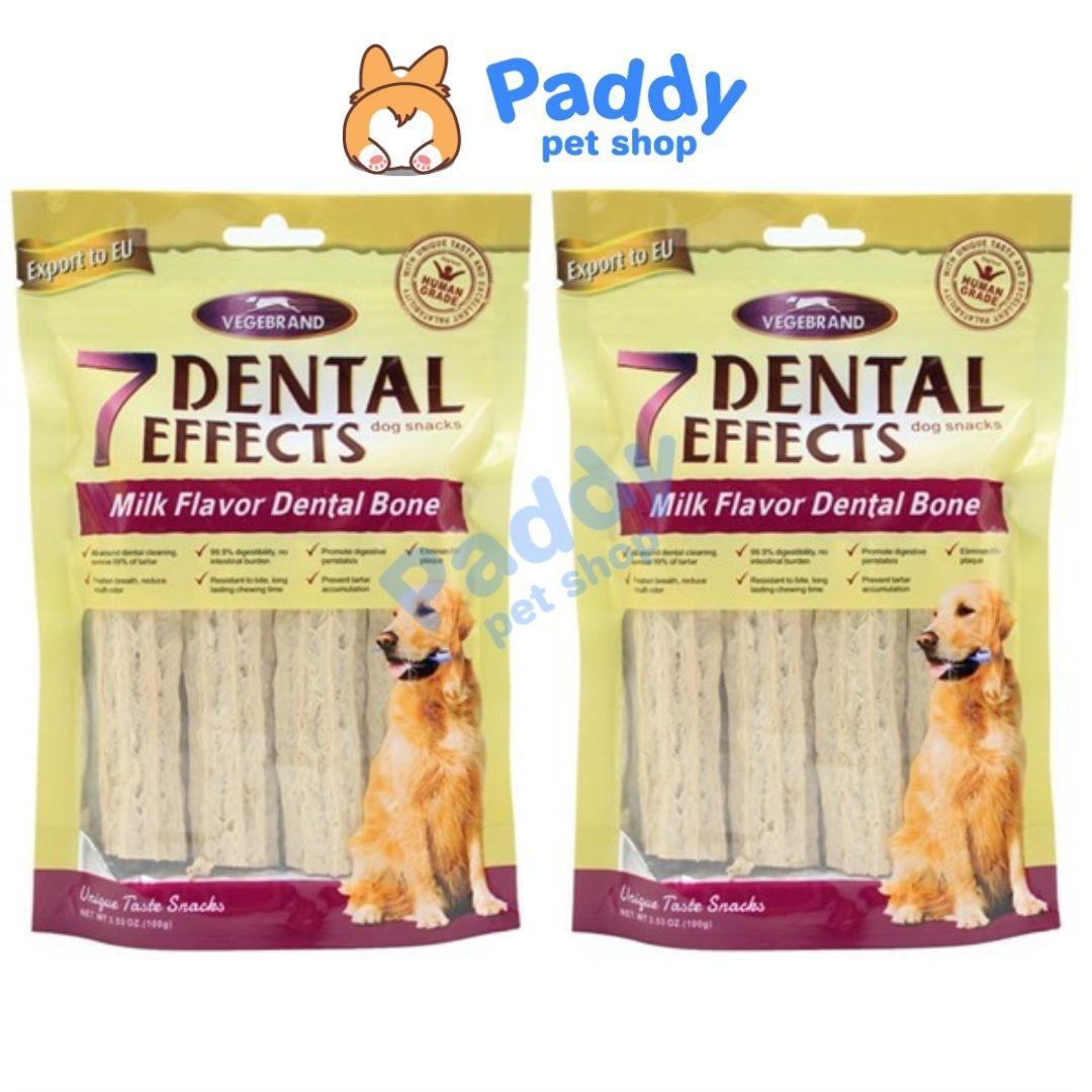 Xương Gặm 7 Dental Effects - Sạch Răng Thơm Miệng Cho Chó Đủ Vị - Paddy Pet Shop