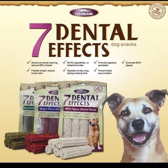 Xương Gặm 7 Dental Effects - Sạch Răng Thơm Miệng Cho Chó Đủ Vị - Paddy Pet Shop