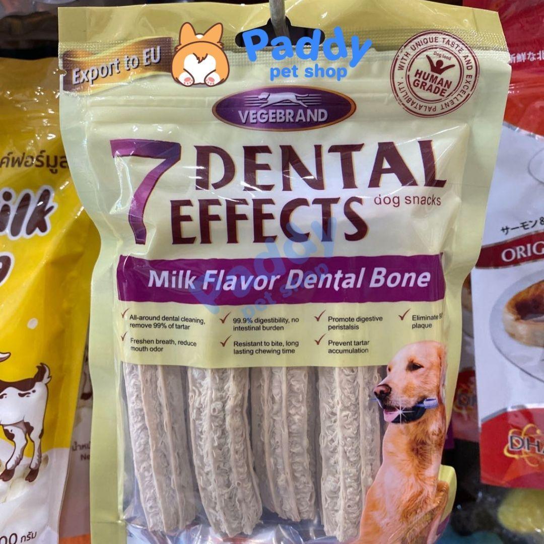 Xương Gặm 7 Dental Effects - Sạch Răng Thơm Miệng Cho Chó Đủ Vị - Paddy Pet Shop