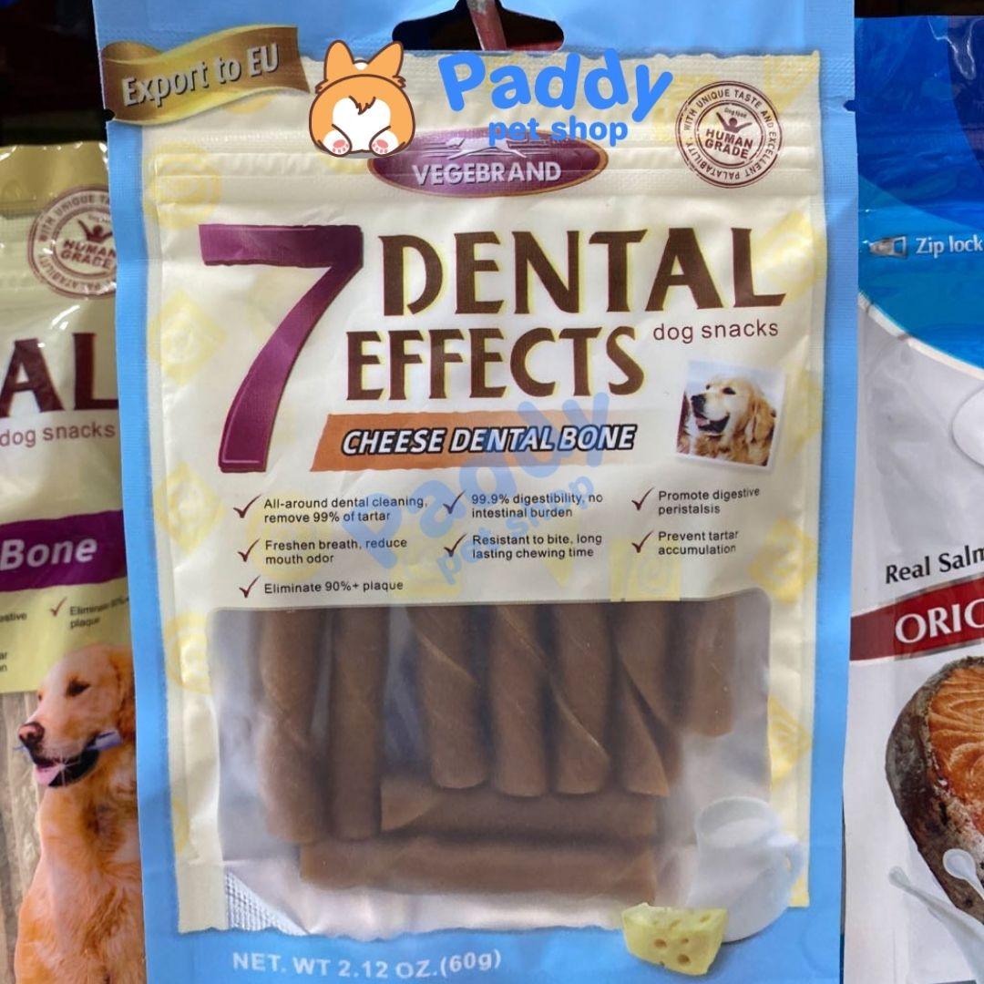 Xương Gặm 7 Dental Effects - Sạch Răng Thơm Miệng Cho Chó Đủ Vị - Paddy Pet Shop