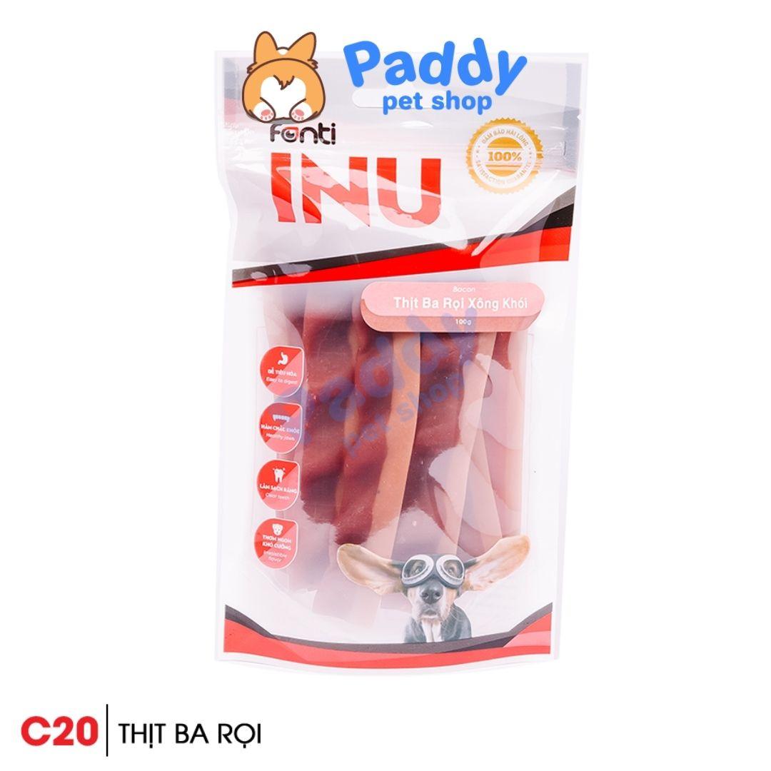 Bánh Thưởng Cho Chó Xương Gặm Fonti Inu - Thịt Ba Rọi - Paddy Pet Shop