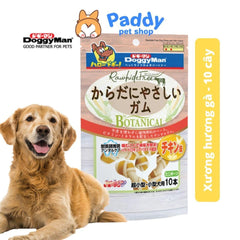 Bánh Thưởng Cho Chó Xương Nơ Hương Gà DoggyMan (10 cây) - Paddy Pet Shop