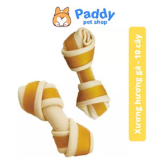Bánh Thưởng Cho Chó Xương Nơ Hương Gà DoggyMan (10 cây) - Paddy Pet Shop