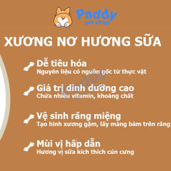 Bánh Thưởng Cho Chó Xương Nơ Hương Sữa DoggyMan - Paddy Pet Shop