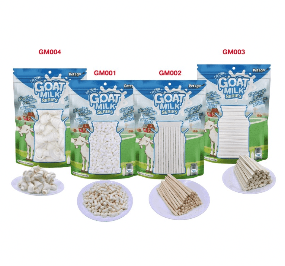 Xương Sữa 100% Dê Bổ Sung Canxi - Goat Milk Series (Nhập Khẩu Thái Lan) - Paddy Pet Shop